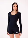 Macaquinho Playsuit Black